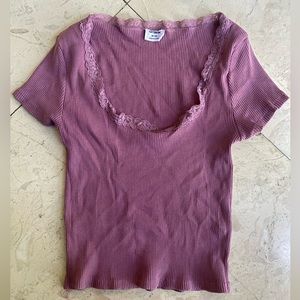 COTTON ON LACE TRIM TOP